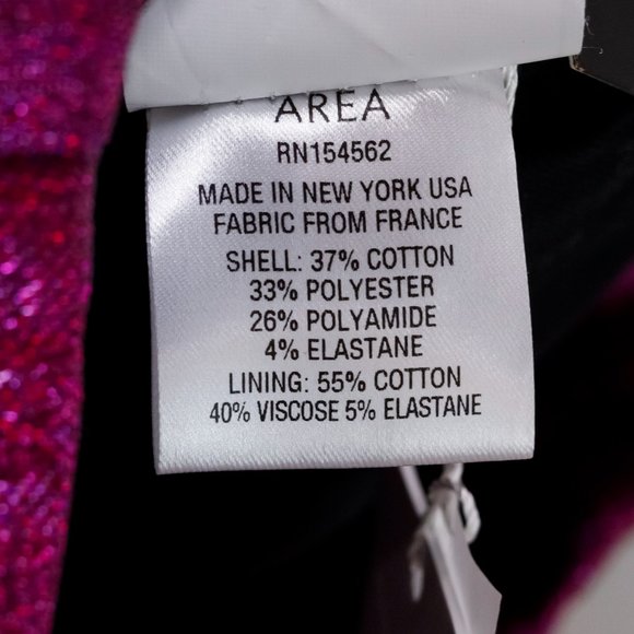 Area Fuchsia Ruched Mini Dress - Picture 10 of 11